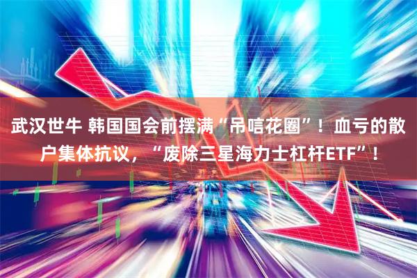 武汉世牛 韩国国会前摆满“吊唁花圈”！血亏的散户集体抗议，“废除三星海力士杠杆ETF”！